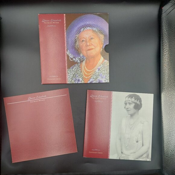 The Queen Mother Centenary Crown 5 Pound Commemorative Coin (2000) Royal Mint - Picture 3 of 6